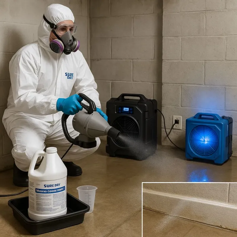 Sanitization and Odor Removal process in Frederick, OK